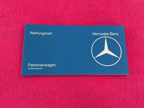 Original mercedes serviceheft - mercedes,