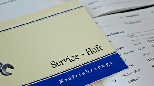 Sonderangebot kfz serviceheft - sonderangebot,