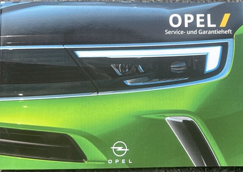 Opel deutsches serviceheft - deutsches,