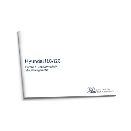 Hyundai i10 i20 serviceheft - i10,