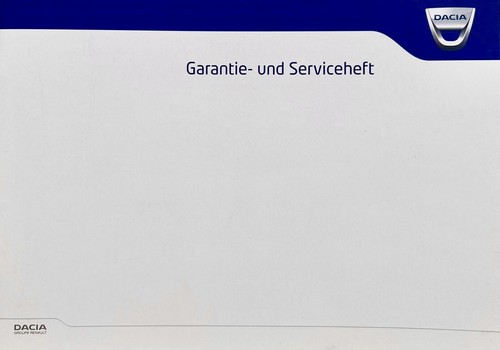 Dacia serviceheft wartungsheft - dacia,