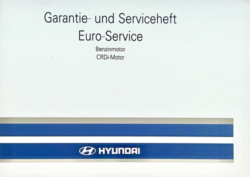 Hyundai serviceheft - hyundai,