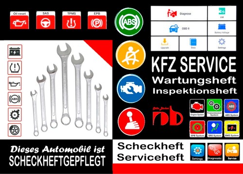 Kfz automobil serviceheft - kfz,