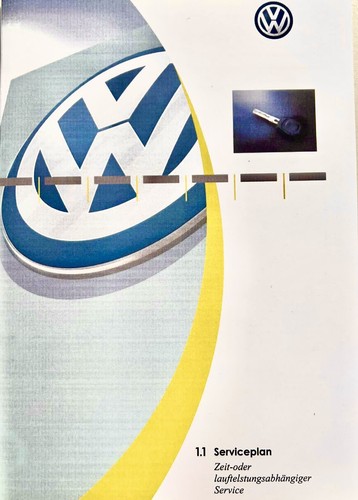 Volkswagen serviceheft - volkswagen,